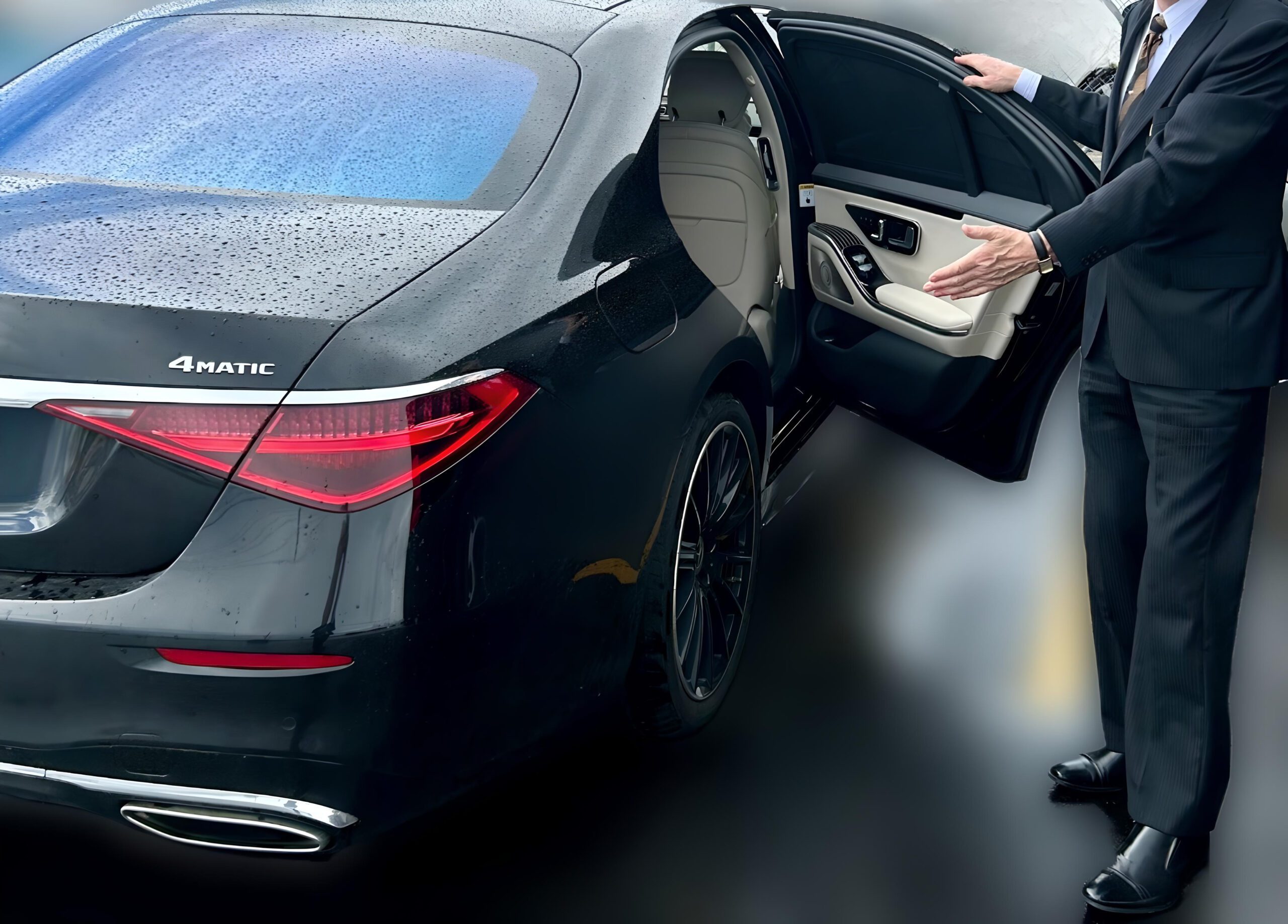 Black Sedan Front