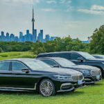 BLACK CAR SERVICE FLEET OF LUXURY CARS