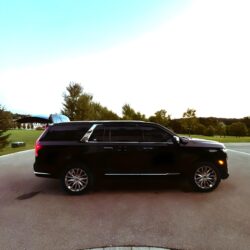 Upscale Black SUV limo