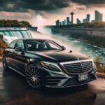 luxury black car service in Niagara Falls City in Ontario