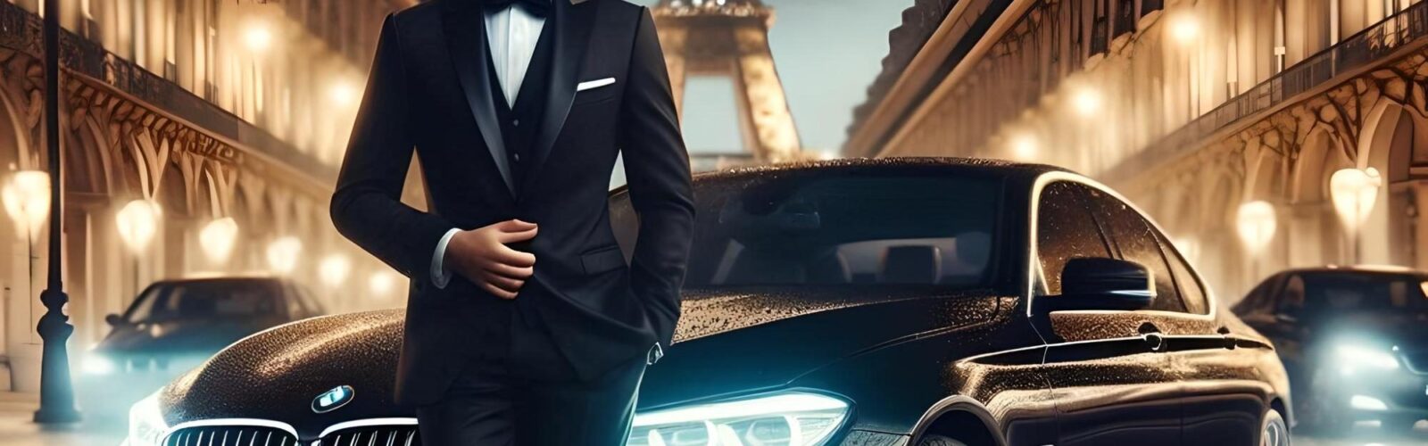 Black car chauffeur service in Paris