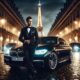 Black car chauffeur service in Paris