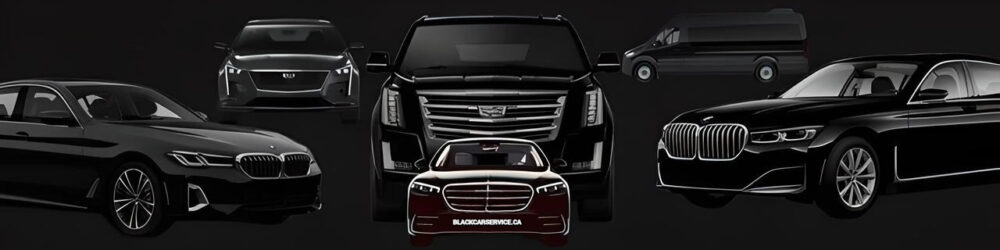 BLACK CAR SERVICE FLEET OF LUXURY CHAUFFER CARS